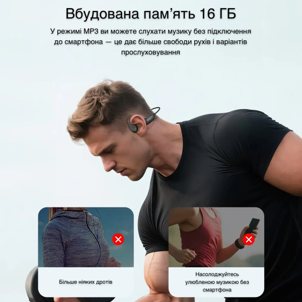 Фото - Наушники накладные беспроводные Langsdom BE20 Black\Gray