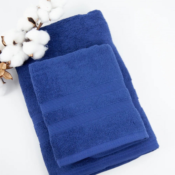 Фото - Рушник для обличчя ТЕП Tender Touch 50х90 см Navy (Р-04137_27874)