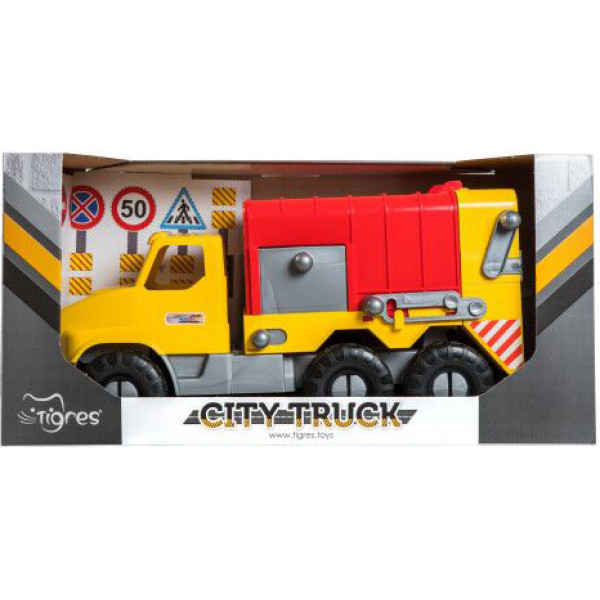 Фото - Наземна спецтехніка Tigres Авто "City Truck" сміттєвоз в коробці (39369