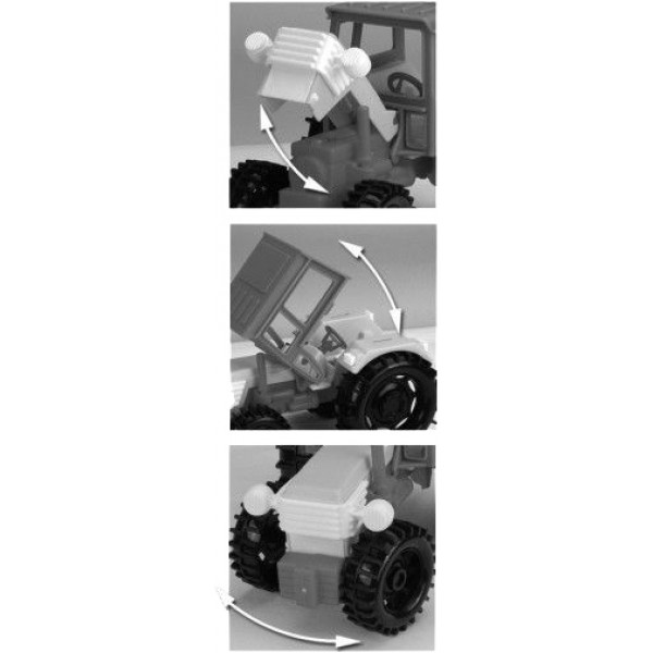 Фото - Наземная строительная техника Tigres Трактор с прицепом (39215)