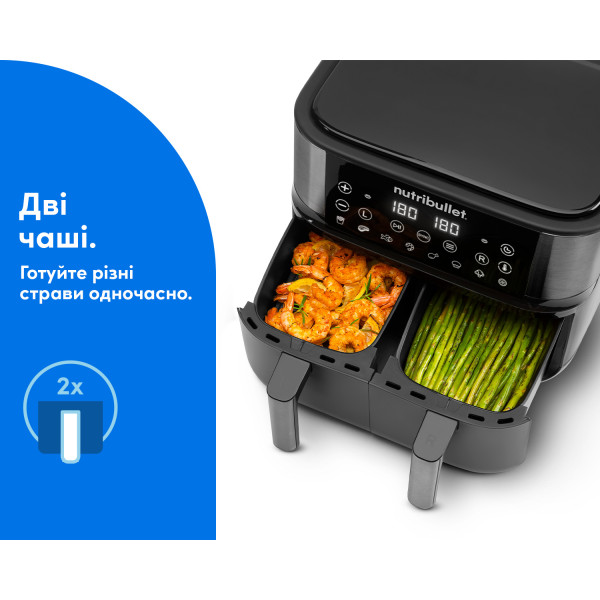 Фото - Мультипечь NUTRIBULLET Twin Drawer NBA081B