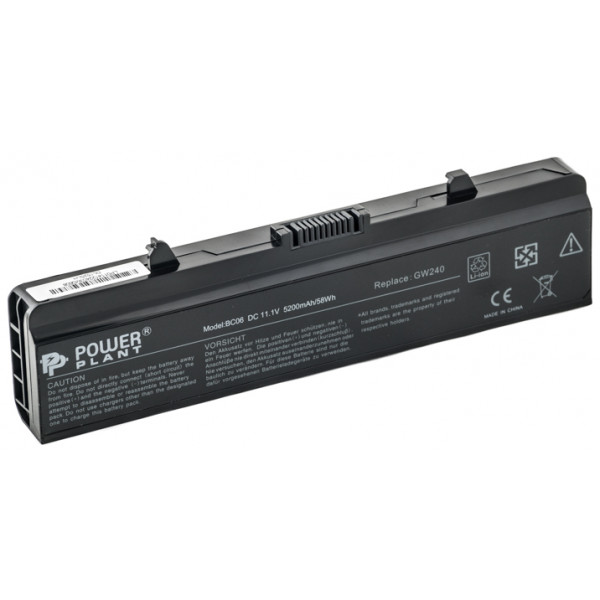 Фото - Акумулятор для ноутбука PowerPlant DELL Inspiron 1525 (RN873, DE 1525, 3S2P) 11.1V 5200mA (NB00000021)