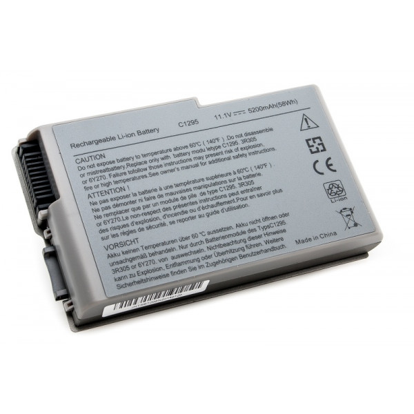 Фото - Акумулятор для ноутбука PowerPlant DELL Latitude D600 (C1295, DE D600, 3S2P) 11.1V 5200mAh (NB00000034)