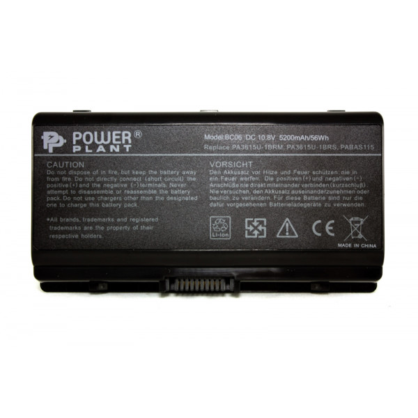 Фото - Акумулятор для ноутбука PowerPlant TOSHIBA Equium L40 (PA3615U-1BRS) 10.8V 5200mAh (NB00000208)