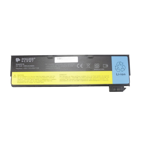 Фото - Акумулятор для ноутбука PowerPlant IBM/LENOVO ThinkPad T440 (45N1127) 10.8V 5200mAh (NB00000252) Фото - Акумулятор для ноутбука PowerPlant IBM/LENOVO ThinkPad T440 (45N1127) 10.8V 5200mAh (NB00000252)