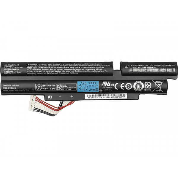 Фото - Акумулятор для ноутбука PowerPlant ACER Aspire TimelineX 3830T (3ICR19/B6) 10.8V 5200mAh (NB00000265)