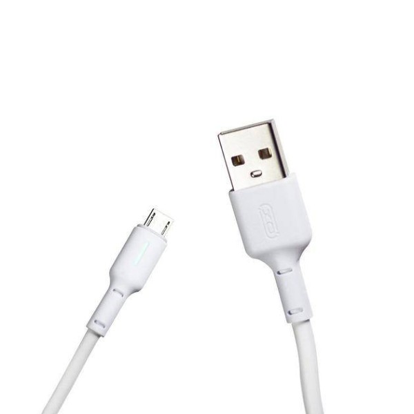 Фото - Кабель XO NB112 3A Fast Charging USB Cable Micro 1 м White (NB112-M-WH)