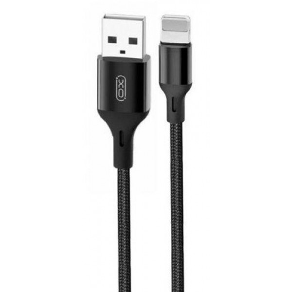 Фото - Кабель синхронізації даних XO NB143 Lightning 2m Black (6920680870868)