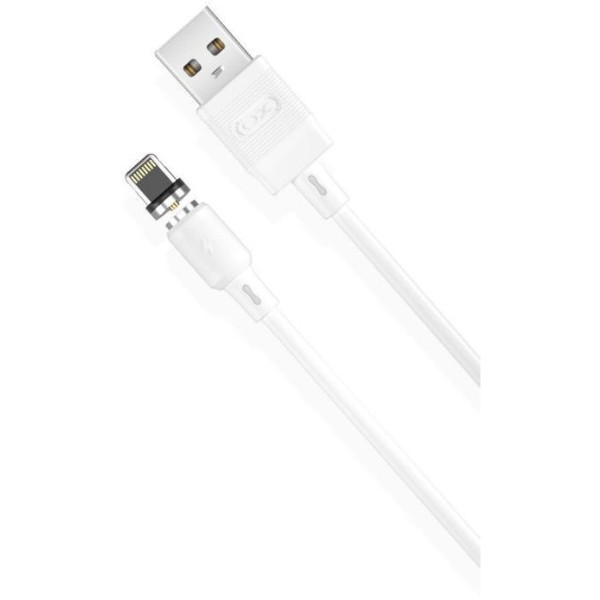 Фото - Кабель XO Lightning NB187 PVC Magnetic 2.1A/1m White (NB187-L-1-WH)