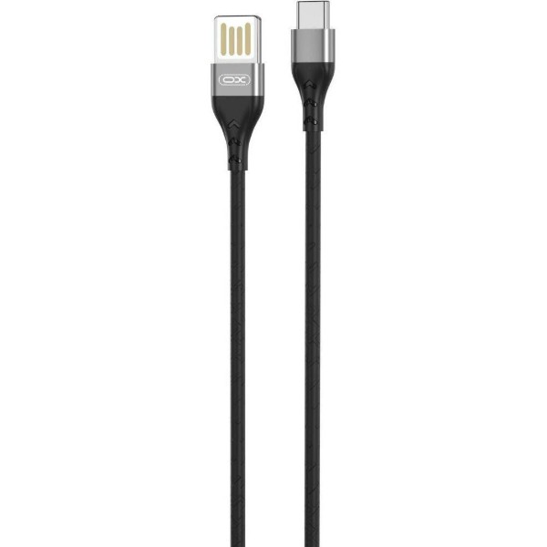Фото - Кабель XO Type-C NB188 Double-side 2.1A/1m Grey (NB188-TC-1-GR)