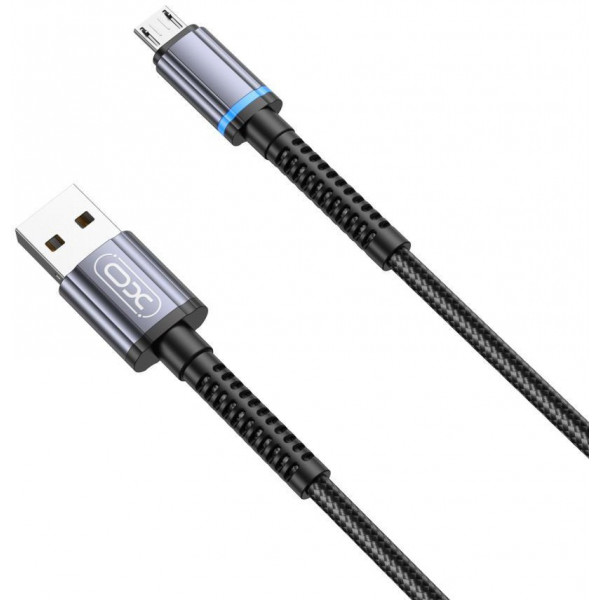 Фото - Кабель синхронізації даних XO USB A - Micro B 2.4А (NB215)