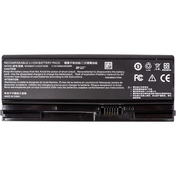 Фото - Аккумулятор для ноутбука PowerPlant HASEE Z7M-CT (NH50BAT) 14.6V 2200mAh (NB400218)