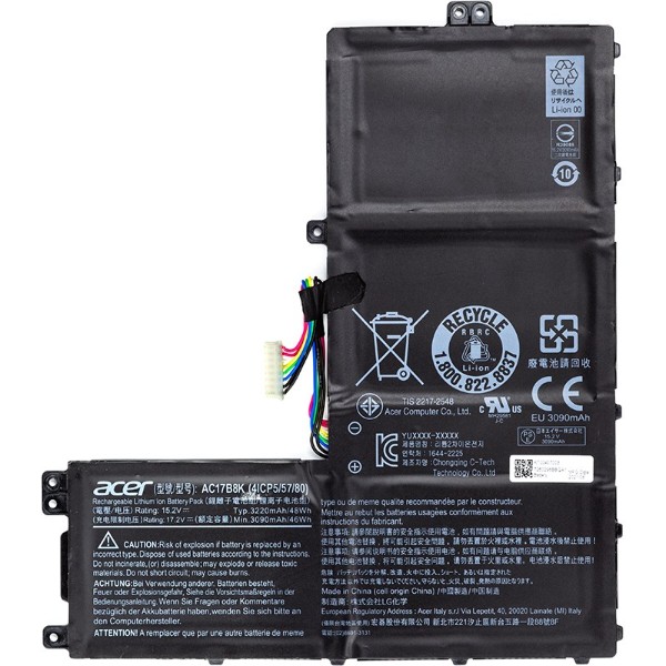 Фото - Аккумулятор для ноутбука PowerPlant ACER Swift 3 SF315-52 (AC17B8K) 15.2V 3220mAh (NB410514)