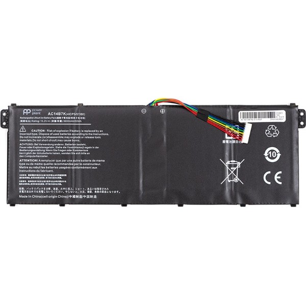 Фото - Аккумулятор для ноутбука PowerPlant ACER Spin 5 SP515-51GN (AC14B7K) 15.2V 3600mAh (NB410699)