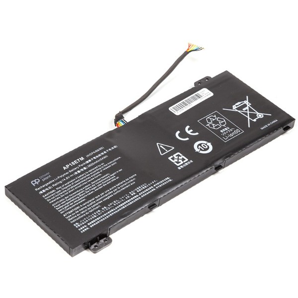 Фото - Акумулятор для ноутбука PowerPlant ACER Aspire 7 A715-74 (AP18E7M) 14.8V 3620mAh (NB410705)