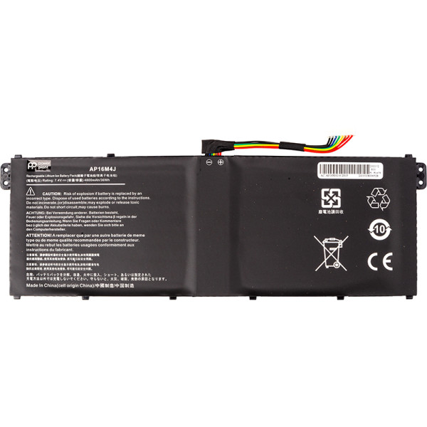 Фото - Аккумулятор для ноутбука PowerPlant ACER Aspire 3 A314-33 (AP16M4J) 7.4V 4800mAh (NB410767)