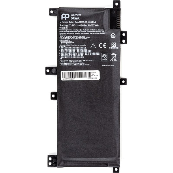 Фото - Аккумулятор для ноутбука PowerPlant ASUS X455 (C21IN401) 7.6V 4868mAh (м)
