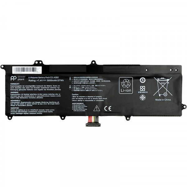 Фото - Аккумулятор для ноутбука PowerPlant Asus VivoBook S200E Series (C21-X202) 7.4V 5000mAh (NB430888)