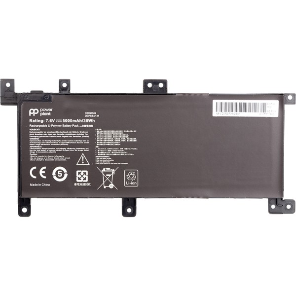 Фото - Акумулятор для ноутбука PowerPlant ASUS VivoBook X556U (C21N1509) 7.6V 38Wh (NB430963) Фото - Акумулятор для ноутбука PowerPlant ASUS VivoBook X556U (C21N1509) 7.6V 38Wh (NB430963)
