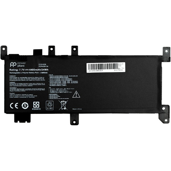 Фото - Акумулятор для ноутбука PowerPlant ASUS VivoBook A480U (C21N1638) 7.7V 4400mAh (NB431076)