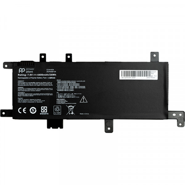 Фото - Акумулятор для ноутбука PowerPlant ASUS VivoBook A580U (C21N1634) 7.6V 4700mAh (NB431144)
