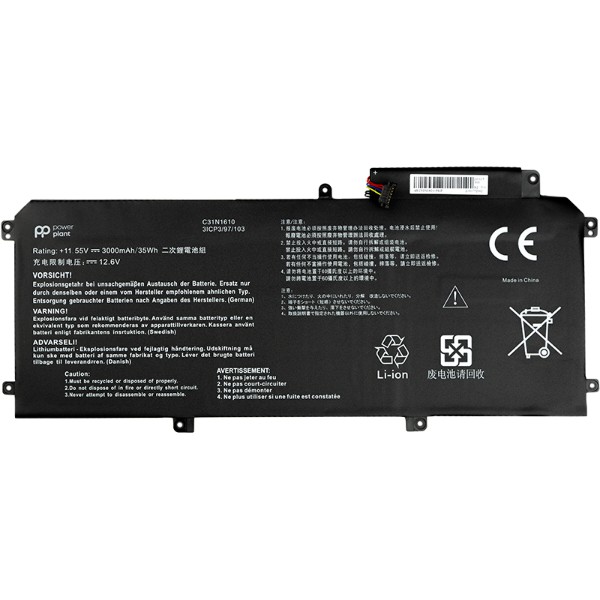 Фото - Аккумулятор для ноутбука PowerPlant Asus Zenbook UX330 (C31N1610) 11.55V 3000mAh (NB431168)
