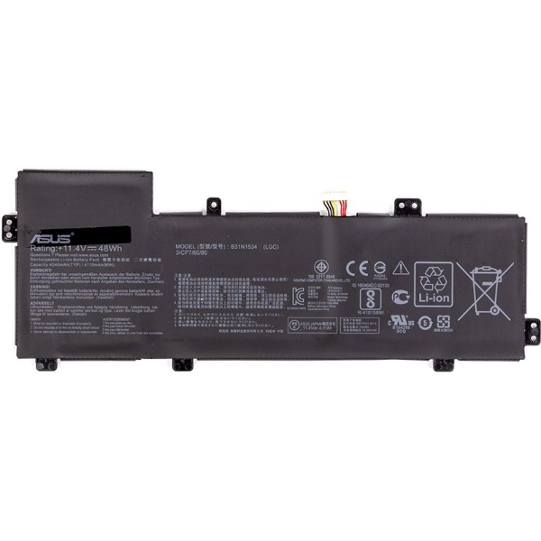 Фото - Акумулятор для ноутбука PowerPlant ASUS Zenbook UX510 (B31N1534) 11.4V 4240mAh (original) (NB431571)
