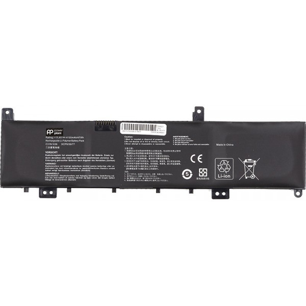 Фото - Акумулятор для ноутбука PowerPlant ASUS N580VN (C31N1636) 11.4V 4100mAh (NB431762)
