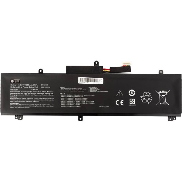 Фото - Аккумулятор для ноутбука PowerPlant ASUS Rog Zephyrus GA502 (C41N1837) 15.2V 4200mAh (NB431915)