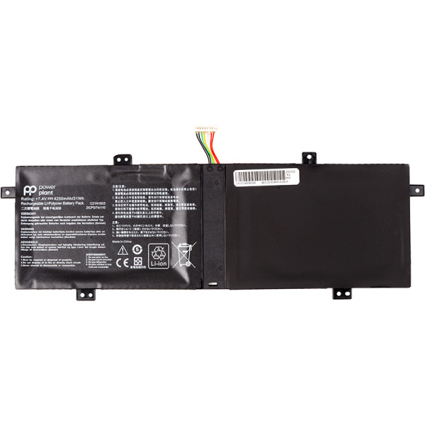 Фото - Акумулятор для ноутбука PowerPlant ZenBook 14 (C21N1833) 7.4V 4250mAh (NB432042)