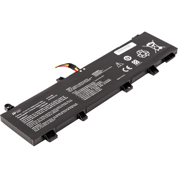 Фото - Аккумулятор для ноутбука PowerPlant ASUS TUF Gaming F15 FX506 (C41N1906) 15.2V 4900mAh (NB432103)