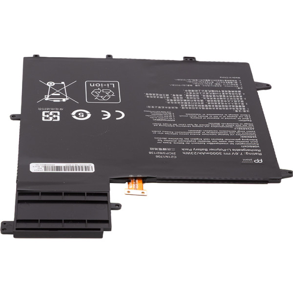 Фото - Аккумулятор для ноутбука PowerPlant ASUS ZenBook Flip S UX370 (C21N1706) 7.6V 3000mAh (NB432332)