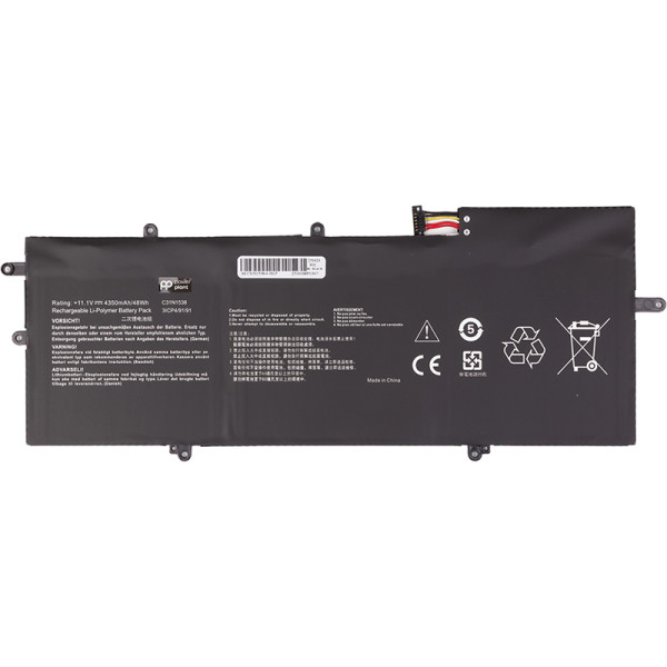 Фото - Аккумулятор для ноутбука PowerPlant ASUS ZenBook Q324UA (C31N1538) 11.1V 4350mAh (NB432387)