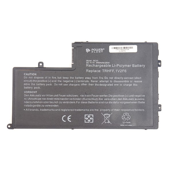 Фото - Аккумулятор для ноутбука PowerPlant DELL Inspiron 15-5547 Series (TRHFF, DL5547PC) 11.1V 3400mAh (NB440580)