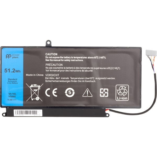 Фото - Аккумулятор для ноутбука PowerPlant DELL Inspiron 14-5439 (VH748) 11.4V 51.2Wh (NB441099)