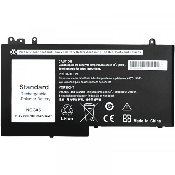 Фото - Акумулятор для ноутбука PowerPlant DELL Latitude 12 Series (NGGX5) 11.4V 3000mAh (NB441235)