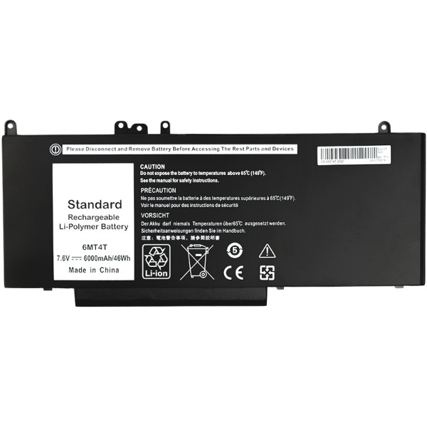 Фото - Аккумулятор для ноутбука PowerPlant DELL Inspiron 14 5000 Series (6MT4T) 7.6V 6000mAh (NB441242)