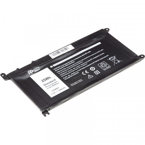 Фото - Акумулятор для ноутбука PowerPlant DELL Chromebook 3180 (51KD7) 11.4V 2200mAh (NB441266)