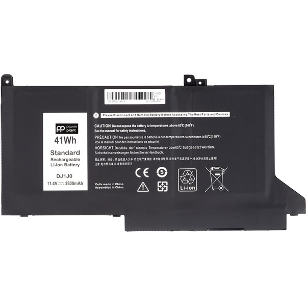 Фото - Аккумулятор для ноутбука PowerPlant DELL Latitude 7280 (DJ1J0) 11.4V 3600mAh (NB441488)