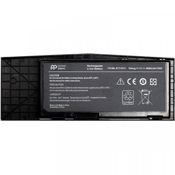 Фото - Акумулятор для ноутбука PowerPlant DELL Alienware BTYVOY1 (7XC9N) 11.1V 6600mAh (NB441525)