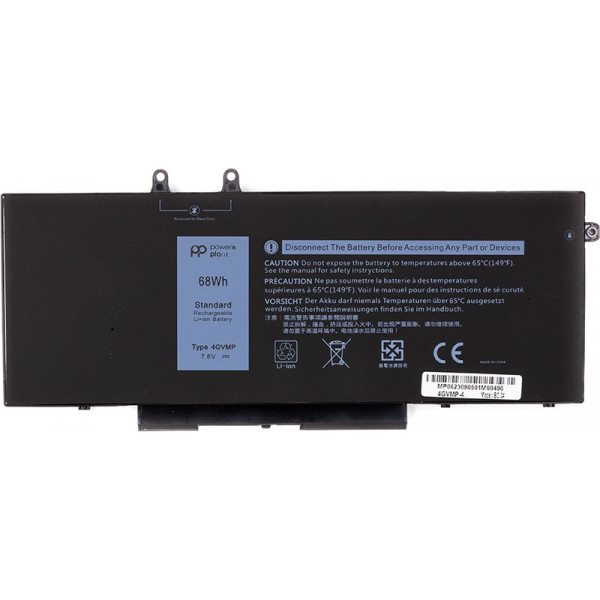 Фото - Акумулятор для ноутбука PowerPlant DELL Latitude 5400 Series (4GVMP) 7.6V 8500mAh (NB441921)