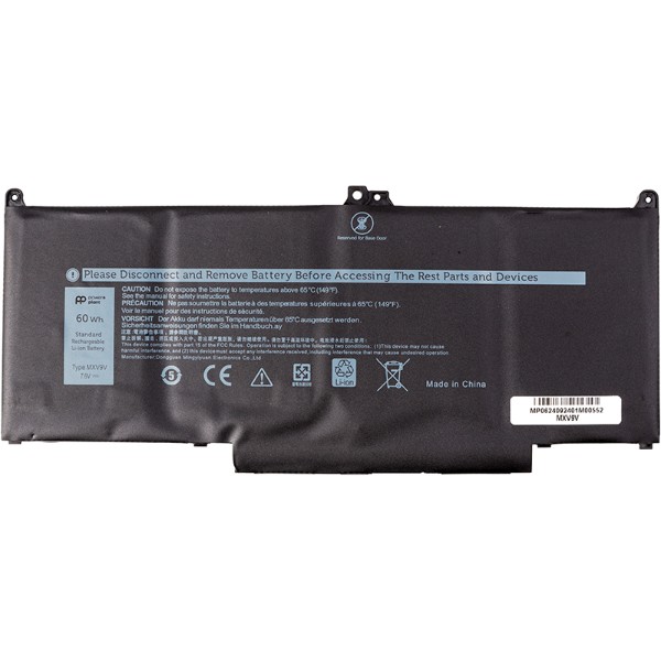 Фото - Аккумулятор для ноутбука PowerPlant DELL Latitude 5300 (MXV9V) 7.6V 7500mAh (NB442126)