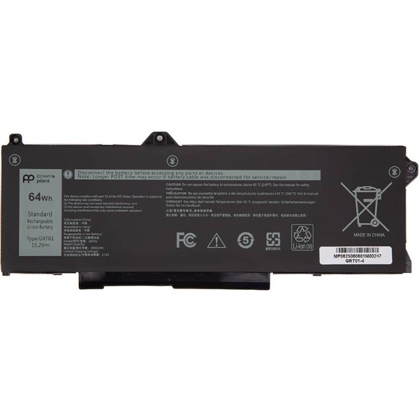 Фото - Акумулятор для ноутбука PowerPlant DELL Latitude 5421 (GRT01) 15.2V 4000mAh (NB442188)