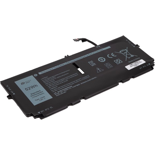 Фото - Акумулятор для ноутбука PowerPlant DELL XPS 13 9300 Series (722KK) 7.6V 6842mAh (NB442195)