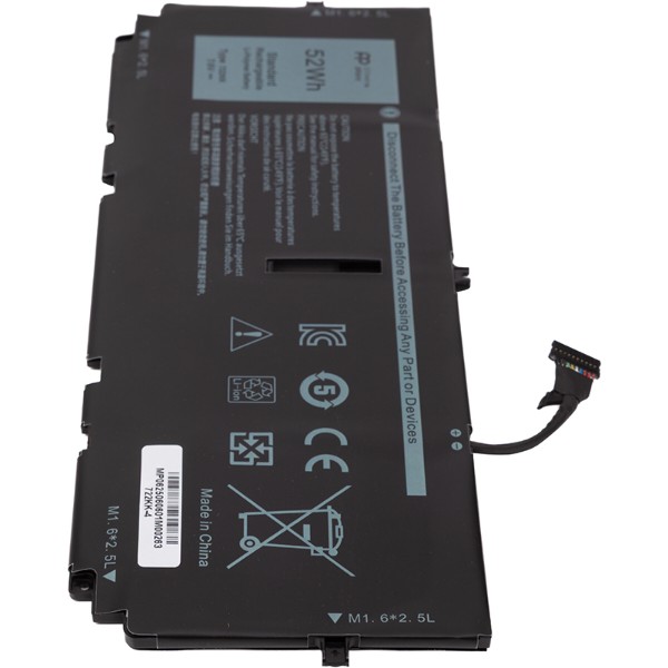 Фото - Акумулятор для ноутбука PowerPlant DELL XPS 13 9300 Series (722KK) 7.6V 6842mAh (NB442195)