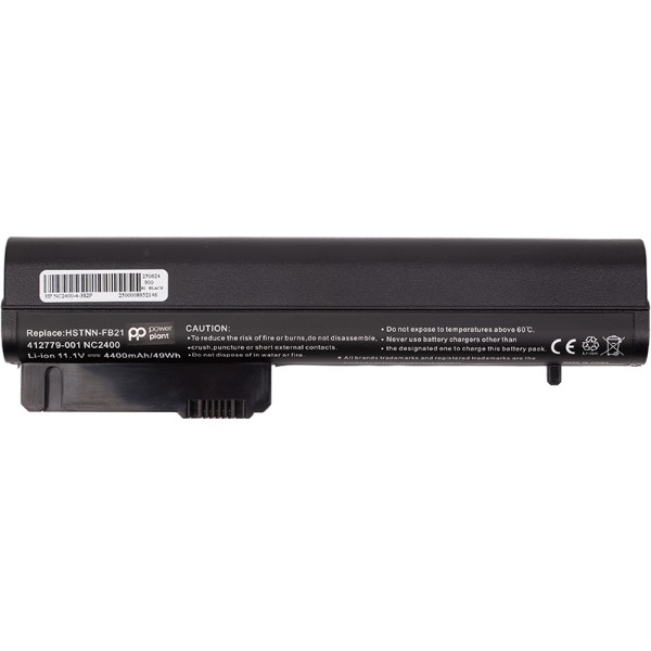 Фото - Акумулятор для ноутбука PowerPlant HP EliteBook 2530p (HSTNN-DB22) 11.1V 4400mAh (NB460380)
