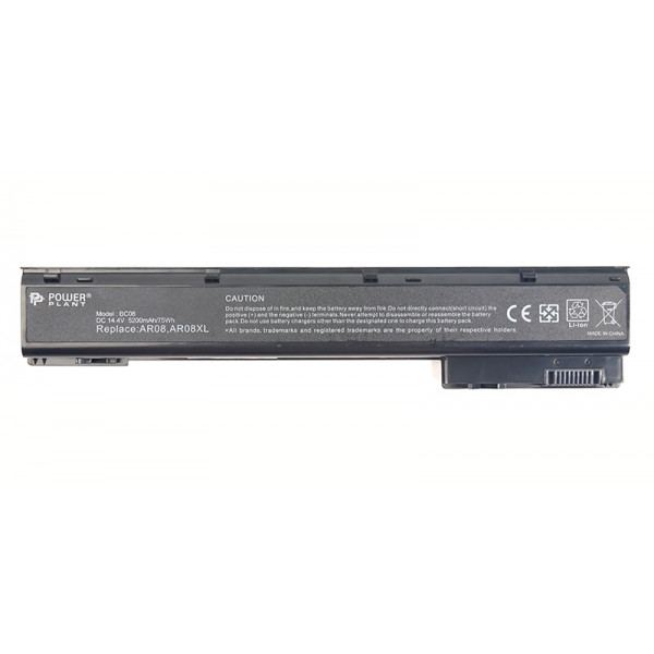Фото - Аккумулятор для ноутбука PowerPlant HP ZBook 15 Series (AR08, HPAR08LH) 14.4V 5200mAh (NB460601)