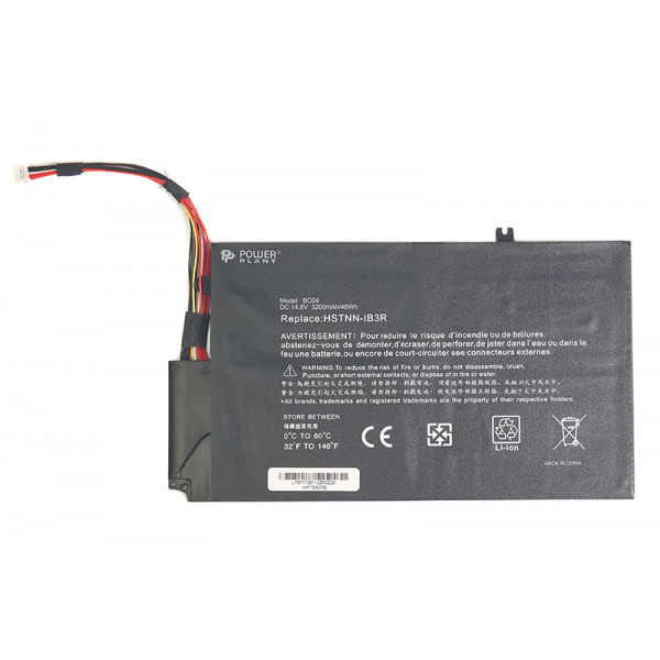 Фото - Акумулятор для ноутбука PowerPlant HP Envy TouchSmart 4 (EL04XL, HPTS40PB) 14.8V 3200mAh (NB460649)