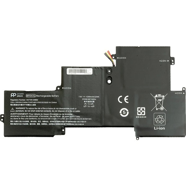 Фото - Акумулятор для ноутбука PowerPlant HP EliteBook Folio 1020 G1 (BR04XL) 7.6V 4200mAh (NB461219)