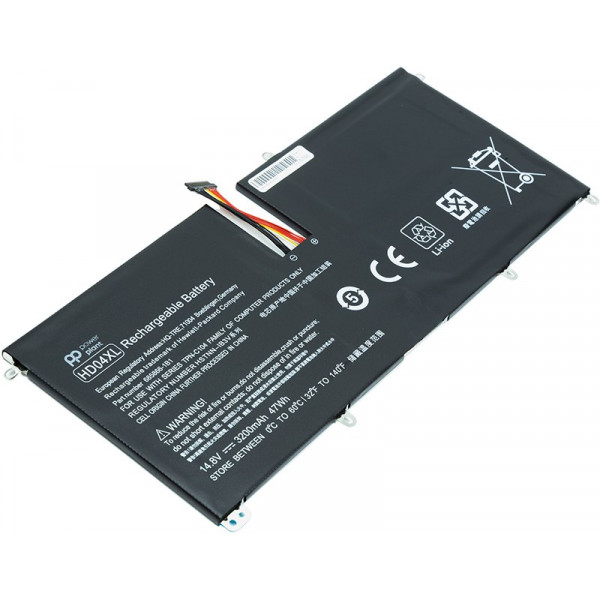 Фото - Акумулятор для ноутбука PowerPlant HP Envy Spectre XT 13-2120TU (HD04XL) 14.8V 3200mAh (NB461363)